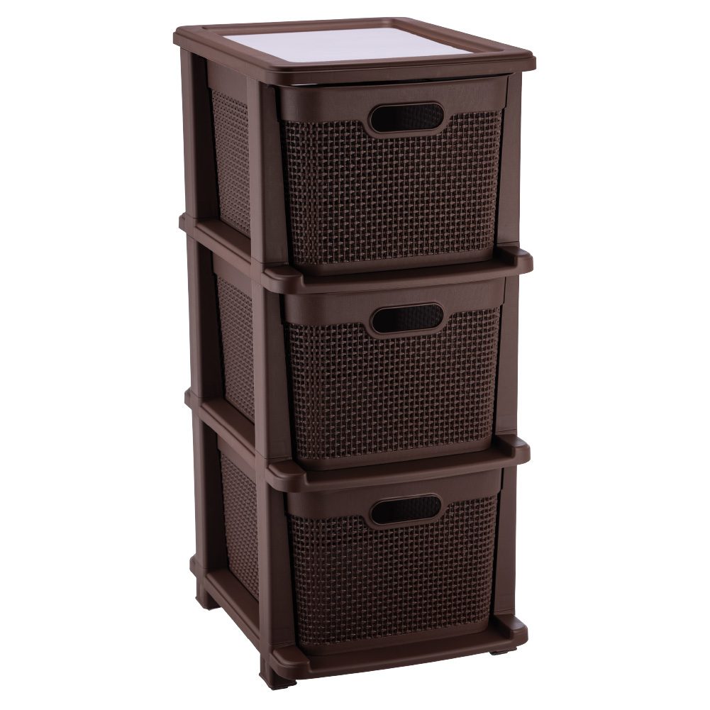 CAIXA NATURALLE RATTAN 25,0 L TABACO - Rischioto