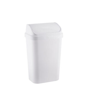 LIXEIRA RETANGULAR DECORATTA BASCULANTE 30,0 L BRANCA