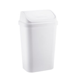 LIXEIRA RETANGULAR DECORATTA BASCULANTE 45,0 L BRANCA
